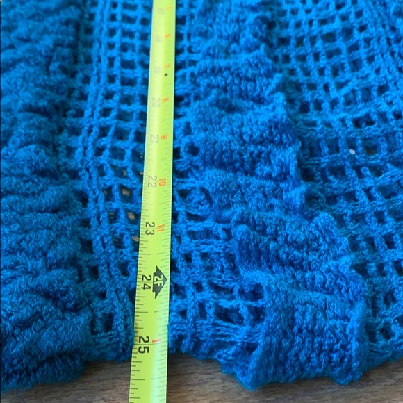 Turquoise Infinity Scarf - Picture 4 of 4